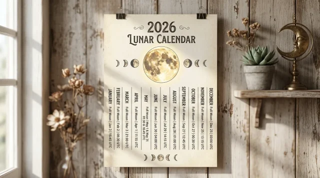 Full Moon Calendar and Dates 2026 Complete Guide