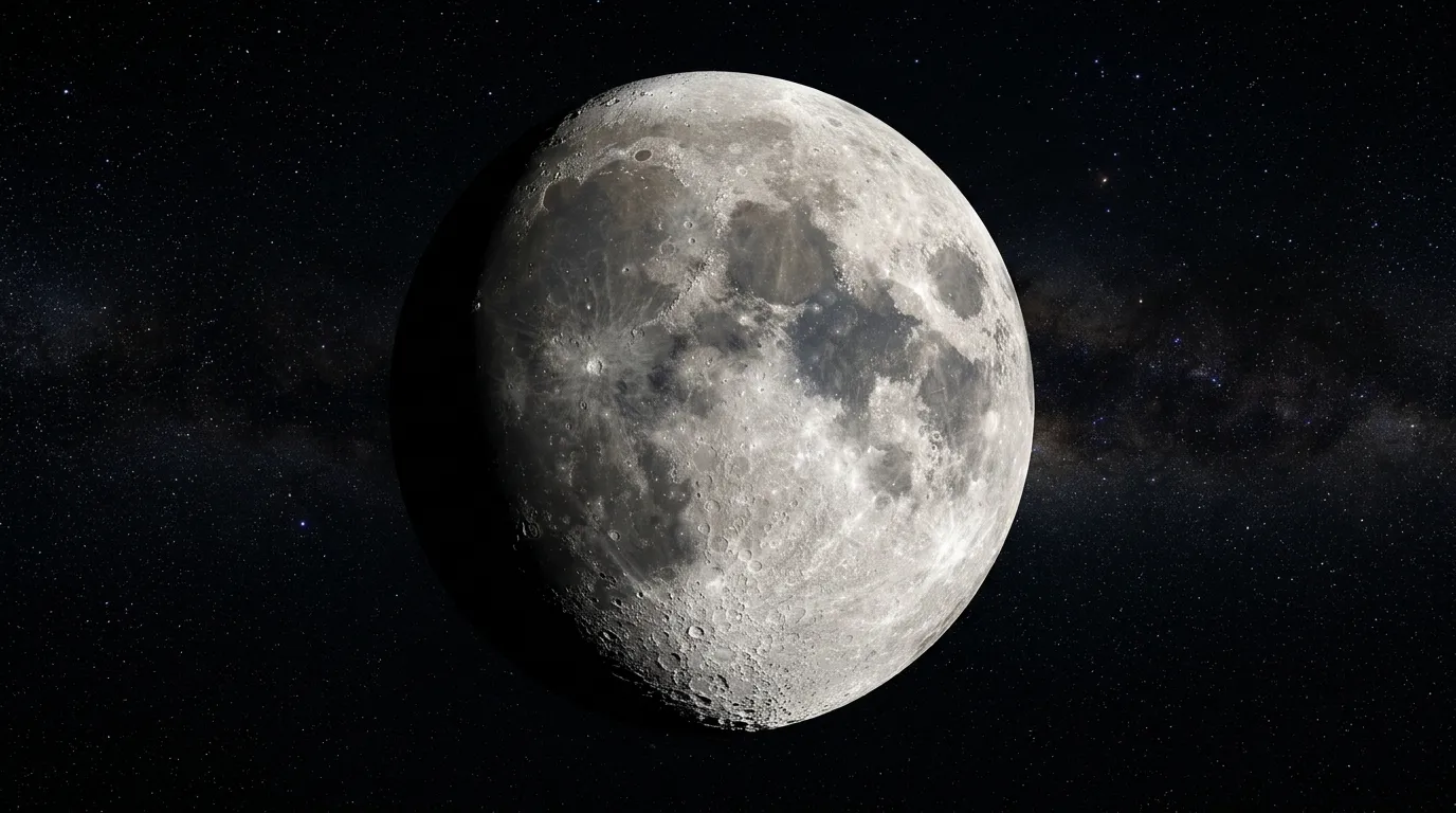 The Moon as Earth's Natural Satellite Core Characteristics and Orbit